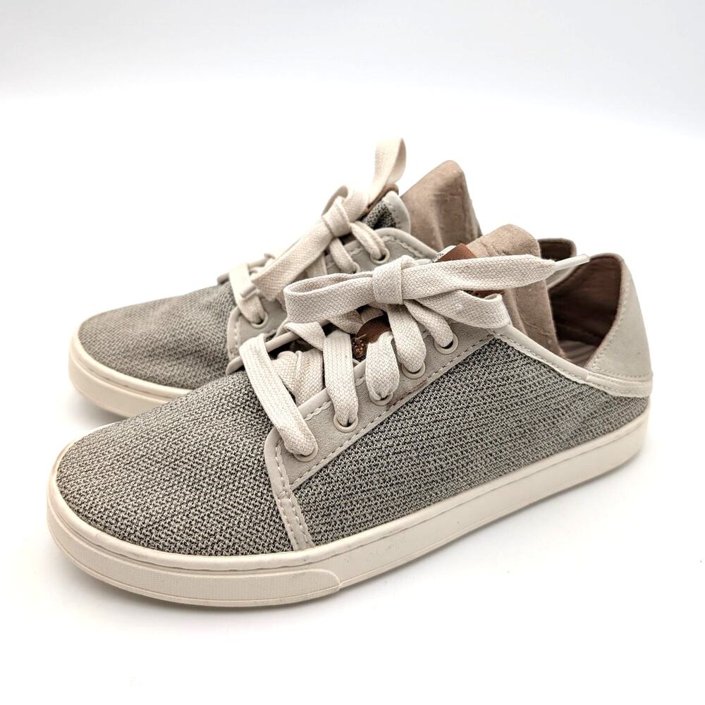 OluKai Pehuea Li Convertible Sneaker Shoes Women's Tapa Size US8 EU38